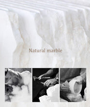 Load image into Gallery viewer, Modern White Marble Wall Sconce
