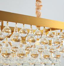 Load image into Gallery viewer, Glass Crystal Droplet Chandelier
