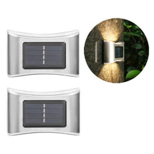 Load image into Gallery viewer, Solar LED Outdoor Wall Lights
