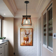 Load image into Gallery viewer, Wooden Pendant Light

