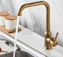 Load image into Gallery viewer, contemporary kitchen faucet in bronze
