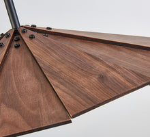 Load image into Gallery viewer, Black Walnut modern lampshade pendant light
