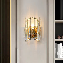 Load image into Gallery viewer, Cassius - Modern Glass Crystal Wall Light
