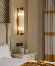 Load image into Gallery viewer, Modern Glass Column Wall Sconce
