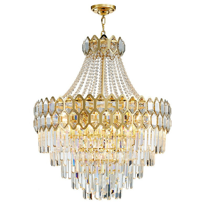 luxury glass crystal chandelier
