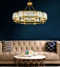 Load image into Gallery viewer, Jaime - Modern Glass Crystal Chandelier
