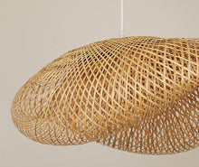 Load image into Gallery viewer, Modern Bamboo Woven Pendant Light
