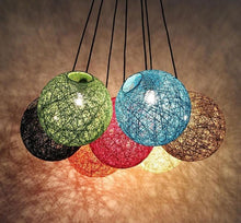 Load image into Gallery viewer, Multi-color wicker lights
