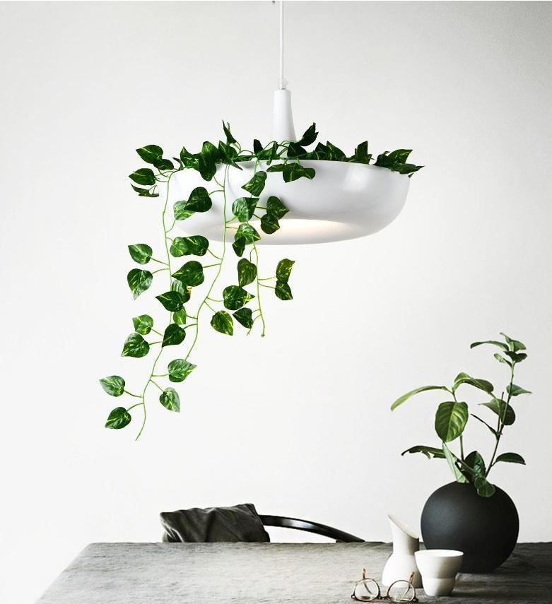 Hanging Garden Circular Planter Pendant Lamp – Focal Decor