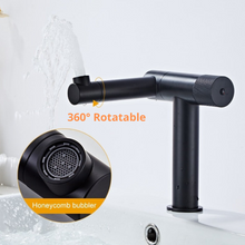 Load image into Gallery viewer, Rotatable bathroom faucet black
