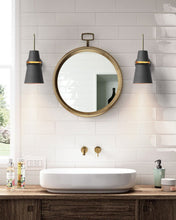 Load image into Gallery viewer, black gilbert modern wall lamps for bathrooms
